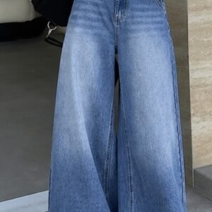 Women’s Wide Leg Blue Jeans